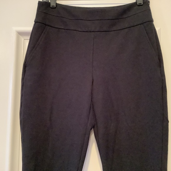 Cabi 5866 Black Pants Size 6 Banded Waist Cropped Trousers Minimalist - Picture 5 of 16